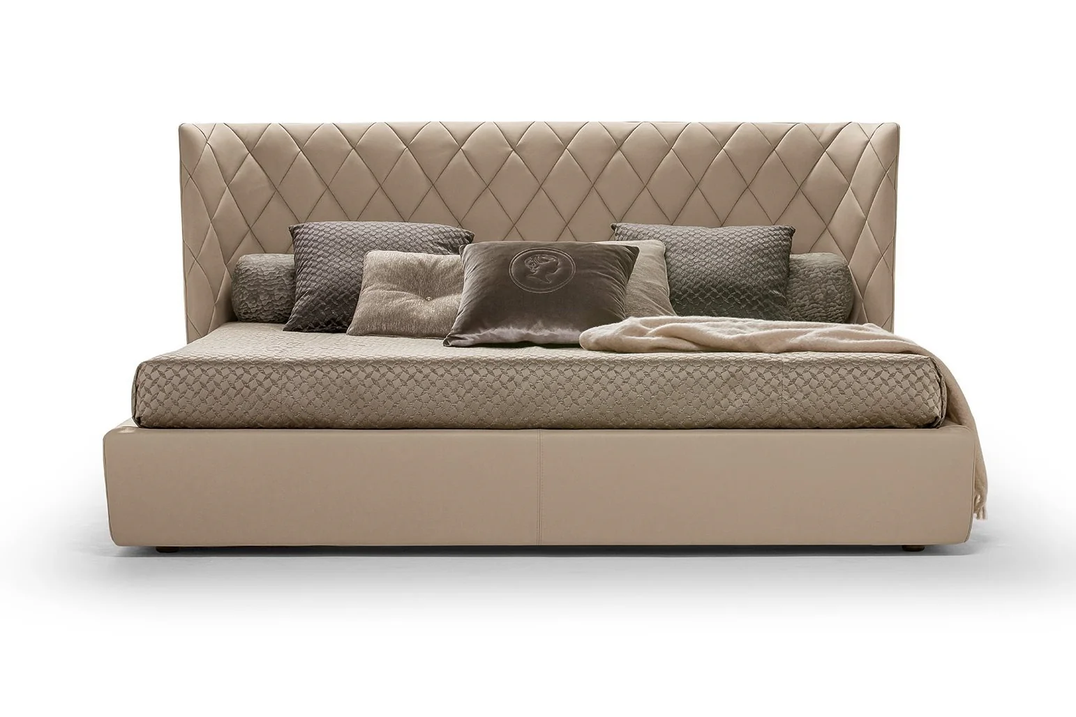 Luxury Bedroom Bed with Soft Headboard - Image 3