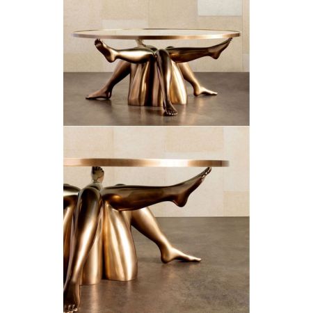 Luxury Artistic Wooden Center Table