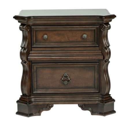 Royal Imperial Scroll Carved Solid Wood King Size Bed - Image 3
