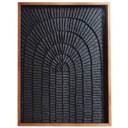 Modern Arch Textured Wooden Wall Art Panel