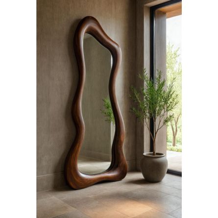 Luxury Organic Wooden Full Length Mirror