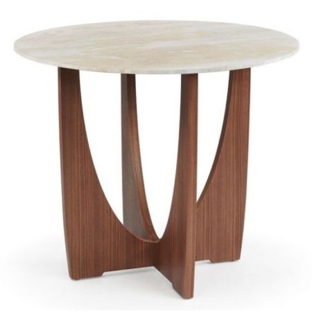 Modern Marble Top Accent Side Stool