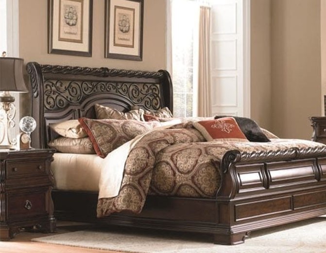 Luxury Classic Antique Bed-03 - Image 2