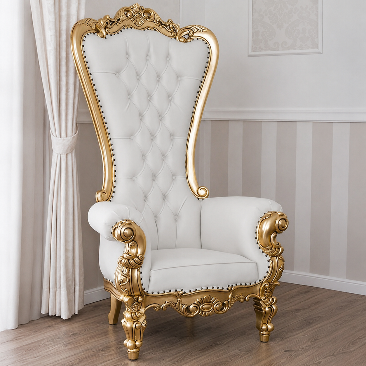 Royal Crown Throne Chair-01