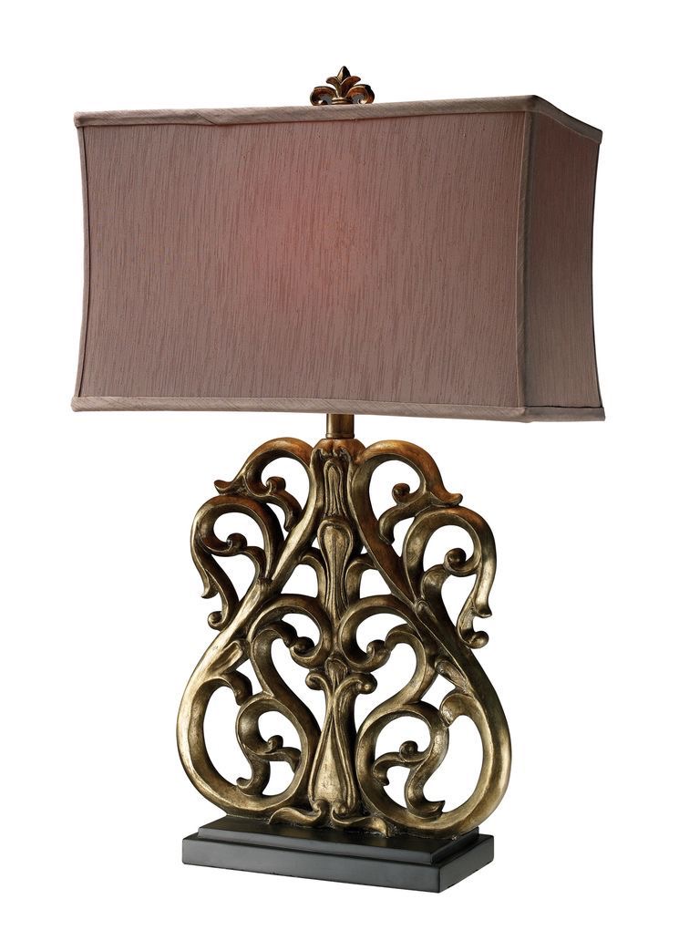 Regal Scroll Table Lamp – Luxury Classic Decorative Lamp