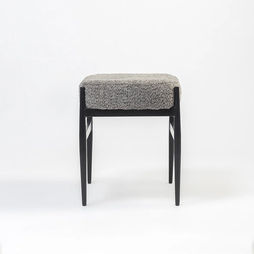Modern Upholstered Accent Stool - Image 6