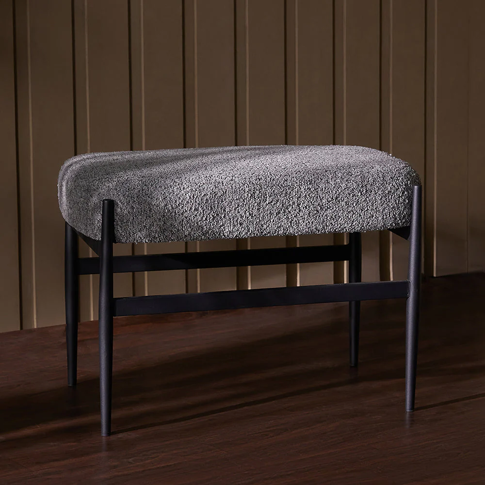 Modern Upholstered Accent Stool