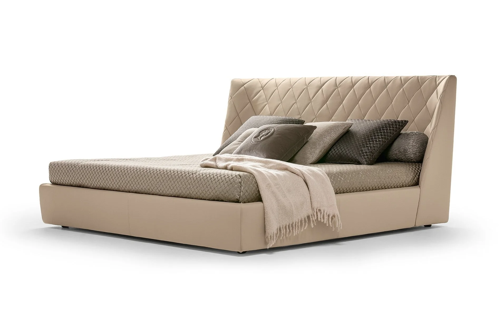 Luxury Bedroom Bed with Soft Headboard - Image 4