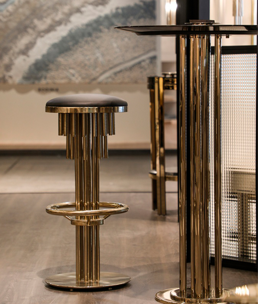Luxury Modern Bar Stool - Image 5