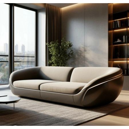 Luxe Cocoon Curved Sofa