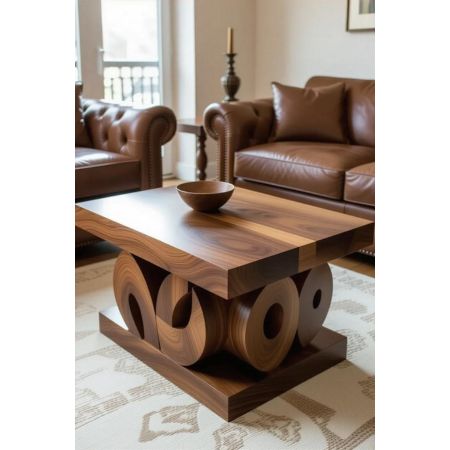 Modern Solid Wood Designer Coffee Table