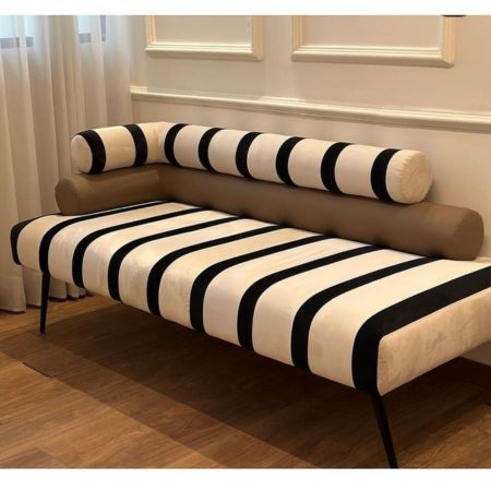Monochrome Luxe Daybed Sofa