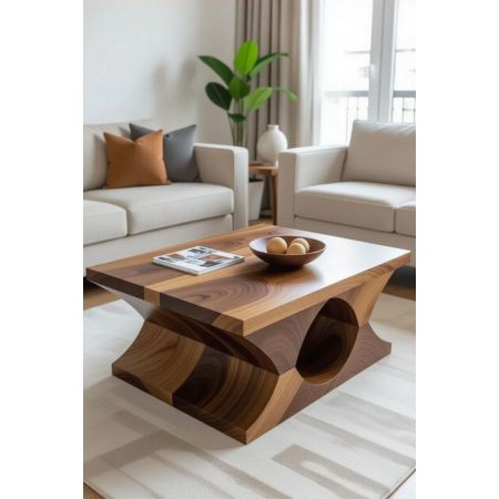 Modern Solid Wood Square Center Table