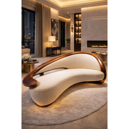Royal Wave Sculptural Luxury Sofa